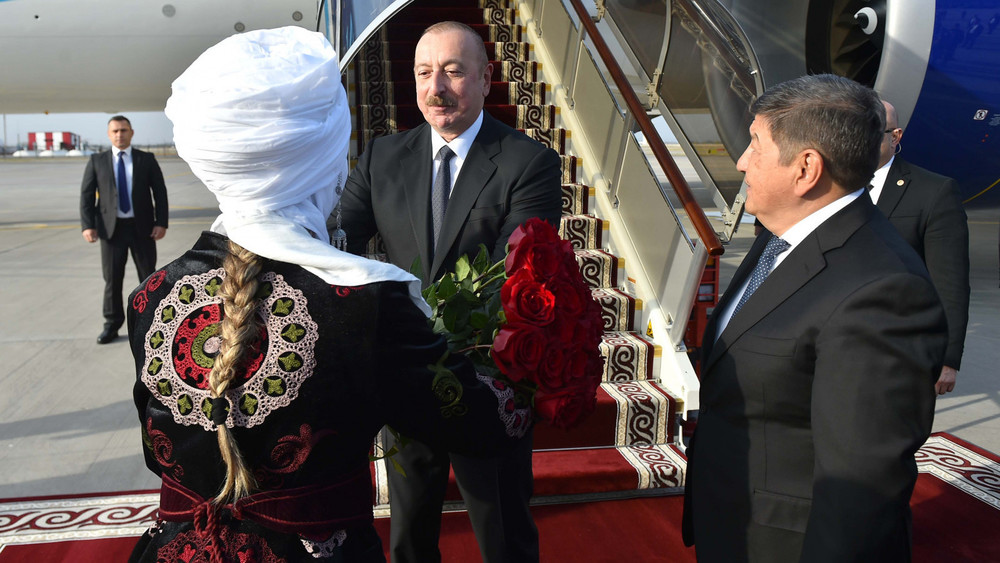 Ильхам Алиев, Акылбек Жапаров