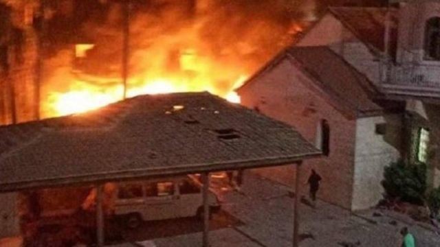 Удар по больнице Аль-Ахли