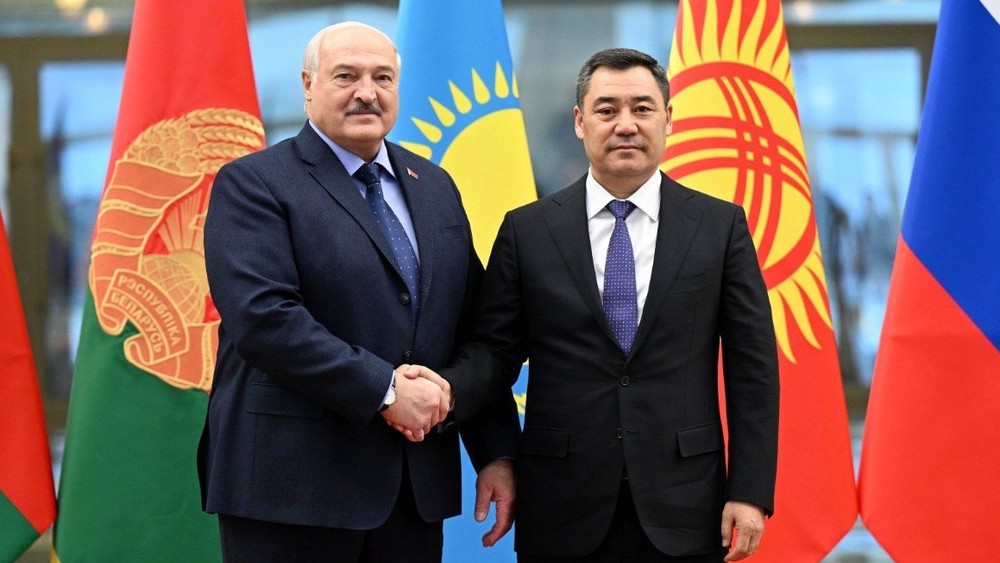 Президенты Александр Лукашенко и Садыр Жапаров