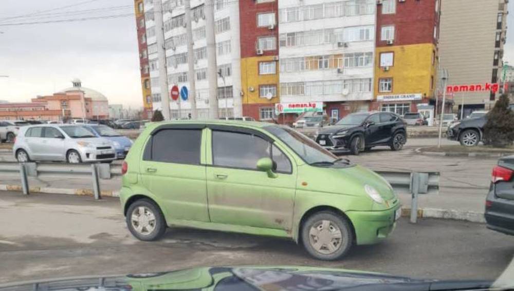 «Матиз» ехал по тротуару