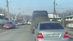 Пробки возле завода «Шоро». Видео горожанин
