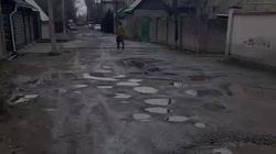 Дорога в Учкуне как во время войны. Видео