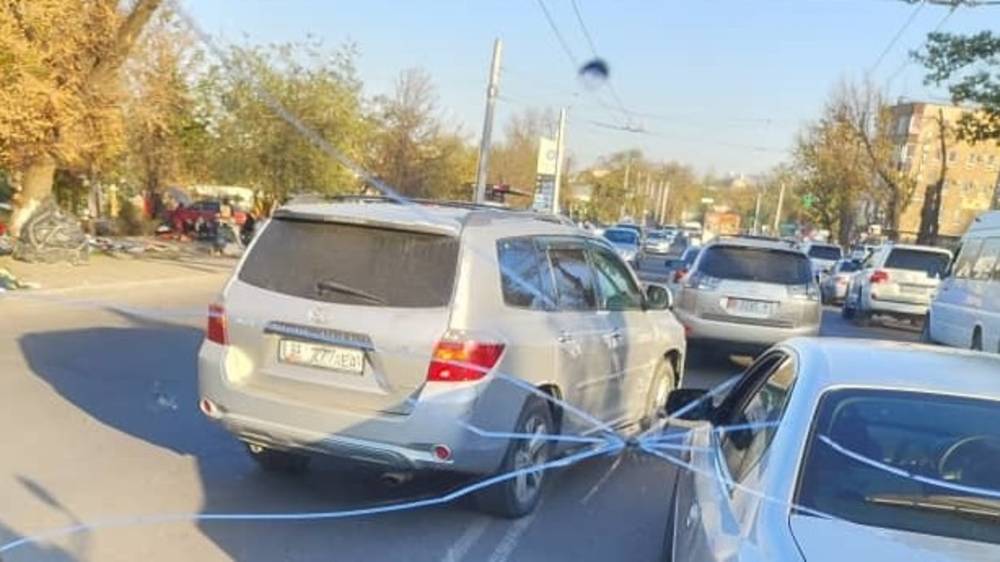«Тойота Хайландер» выехала на встречку. Фото