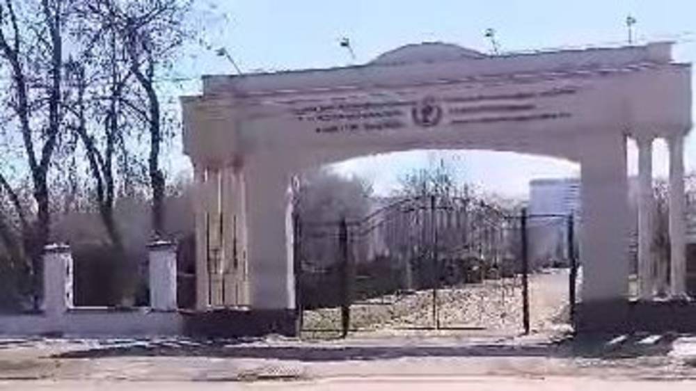 «Зебра» у Национальной Академии художеств упирается в арык. Видео