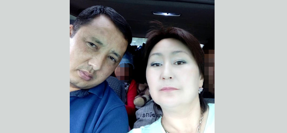 Алина Токтоназарова вместе с супругом