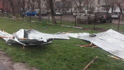 Сорванные крыши и поваленные деревья: <b>Последствия сильного ветра. Дополняется</b>