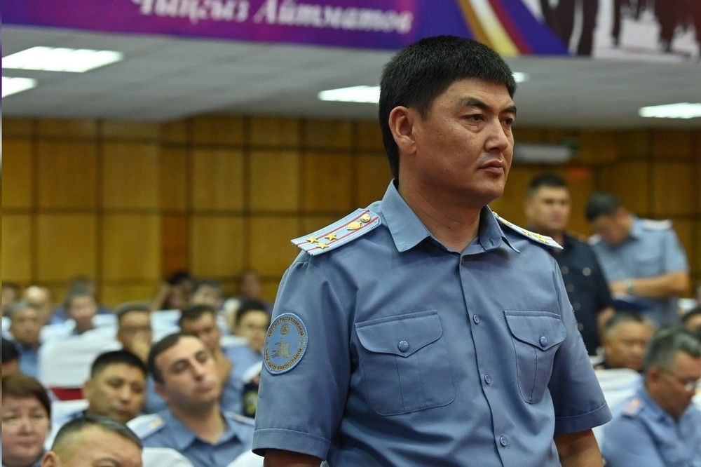 Начальник Службы охраны МВД Каныбек Абдырахманов