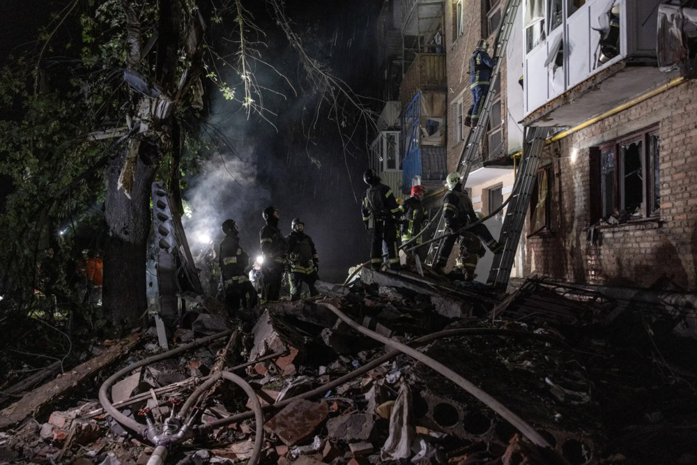 разрушения в Харькове после очередного удара России