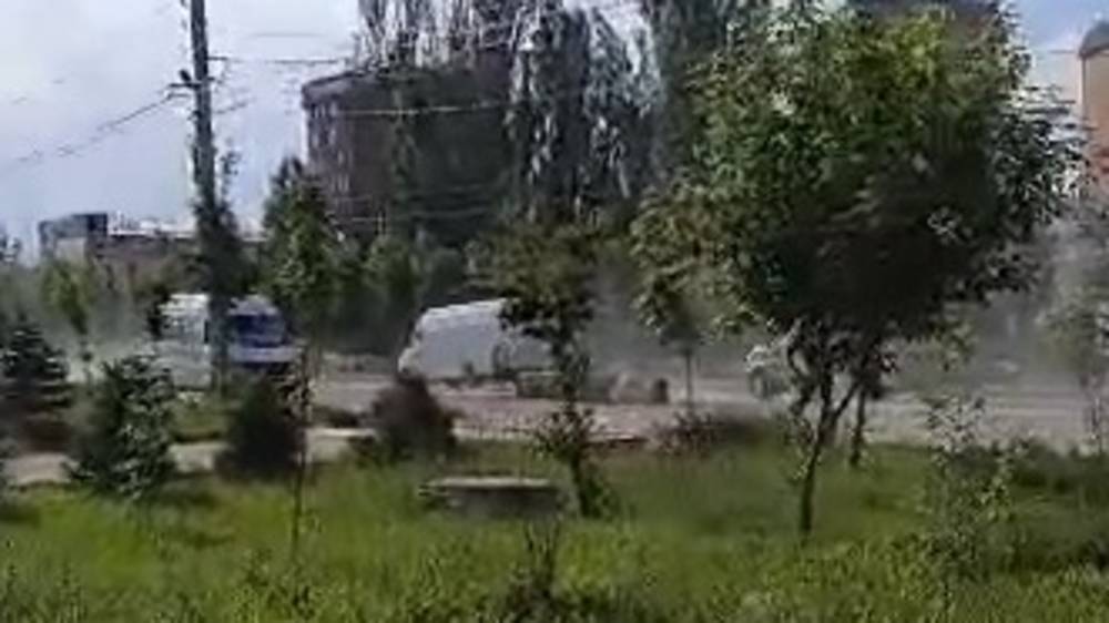 В Кок-Жаре по Ахунбаева вся дорога в пыли. Ответ мэрии