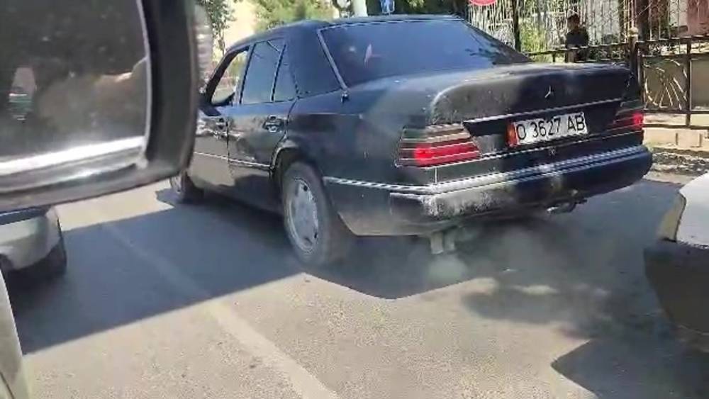 Ошанин жалуется на дым из трубы «Мерседеса». Видео