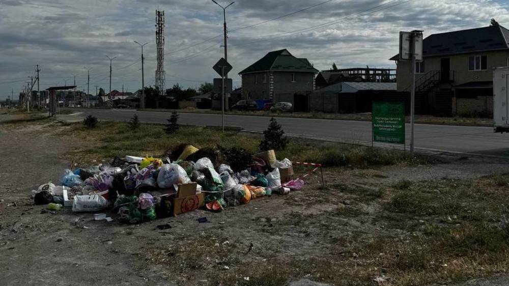 Горожане продолжают заваливать мусором участок с табличкой «Мусор не бросать». Фото