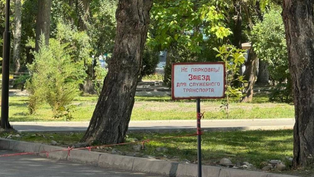 Законно ли возле Театра оперы и балеты закрыли парковку? Фото горожанина