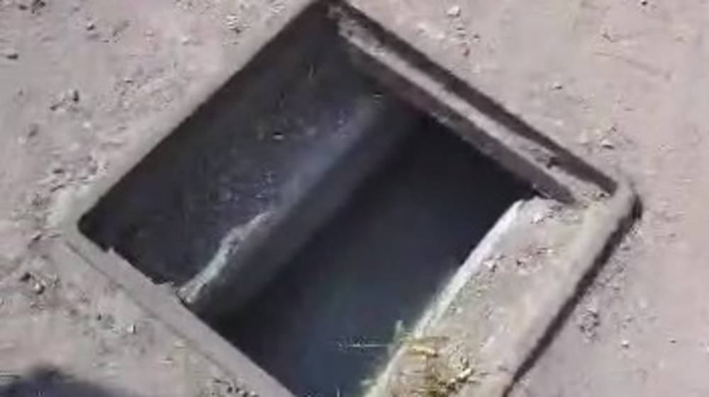 На Ахунбаева-Токтоналиева нет решеток ливнеприемника. Видео горожанина