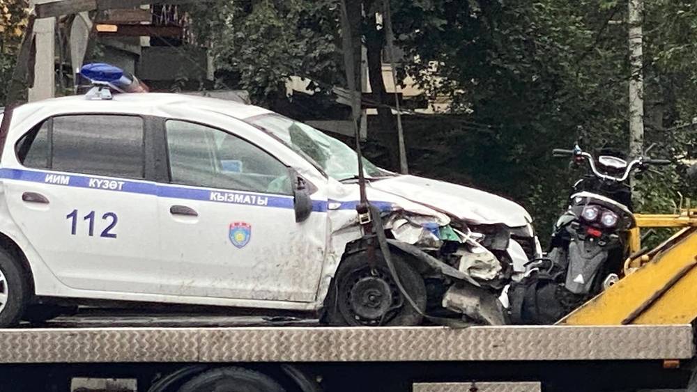УПСМ рассказало подробности ДТП с участием патрульной машины
