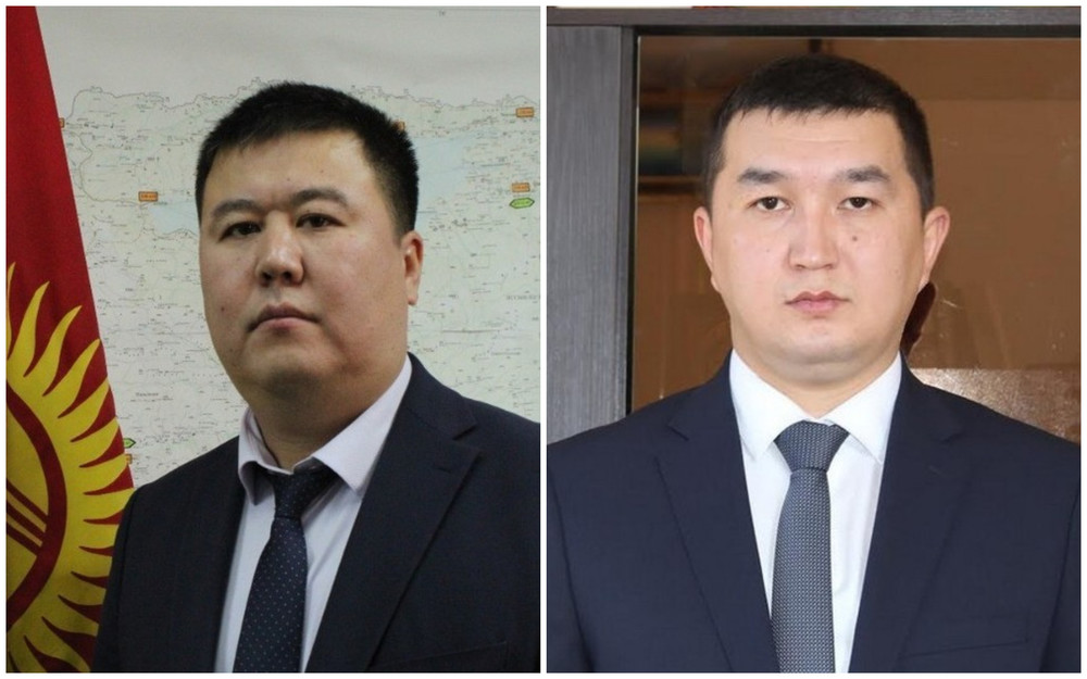 слева направо: Медербек Курманбеков, Адилет Малдыбаев