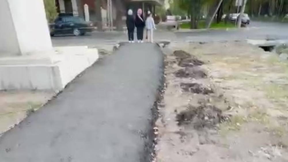 Как выглядит пешеходный переход на Жибек Жолу после ремонта. Видео