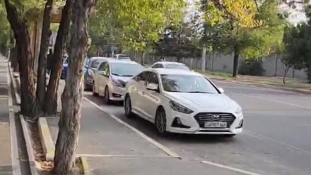 Остановка по Советской превращена в парковку для легковых авто. Видео
