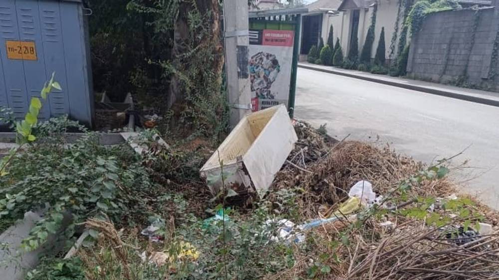 Когда «Тазалык» уберет мусор на Дзержинской? - горожанин