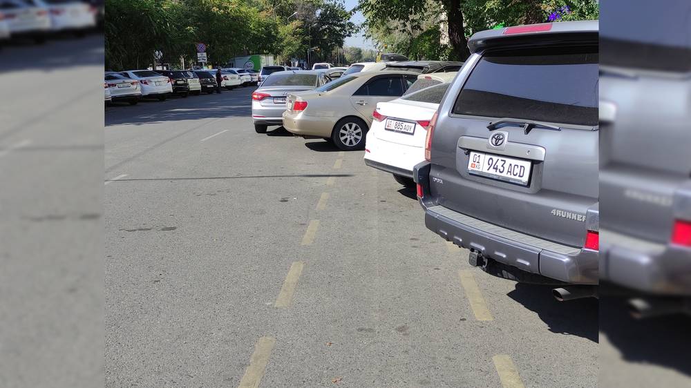 На велодорожке по Токтогуда паркуются авто, - горожанин