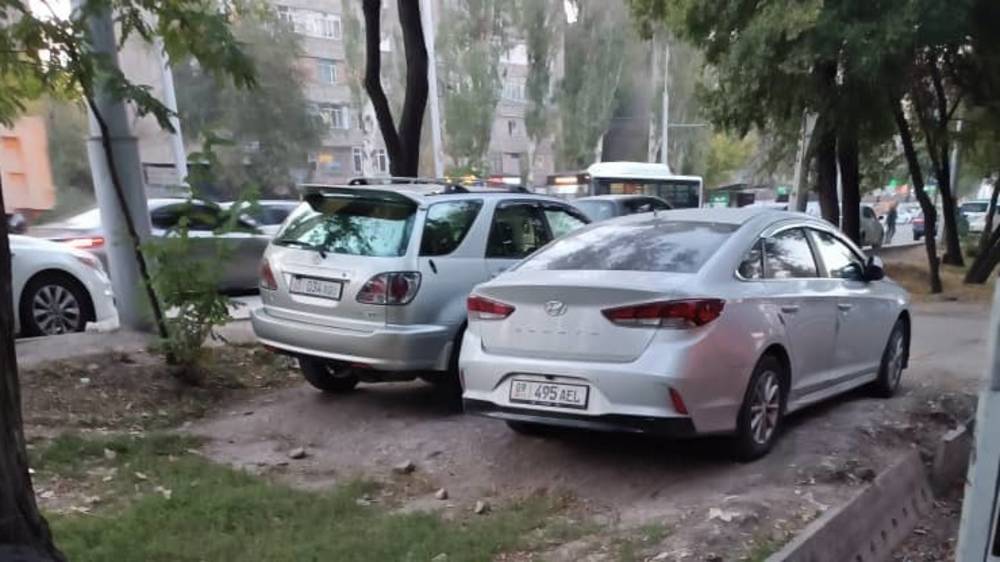 Припаркованных машин в зеленой зоне на Ауэзова не обнаружили, - мэрия