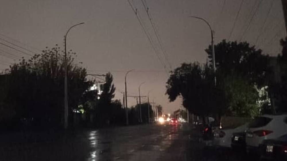 На улице Салиевой снова нет освещения. Фото горожанина