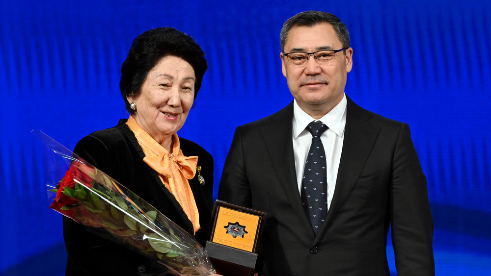 Жаныл Туменбаева и Садыр Жапаров