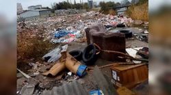 Муниципальная инспекция оштрафовала организатора стихийной свалки на ул.Осмонкула вдоль речки