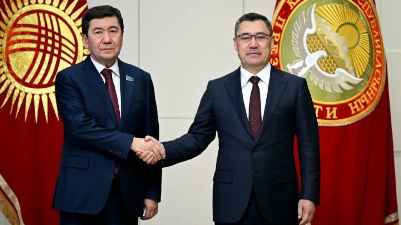 Садыр Жапаров менен Ерлан Кошанов