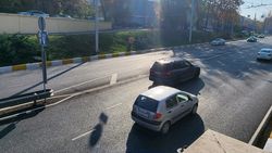 Зачем на Советской под мостом сделали островок безопасности? - горожанин