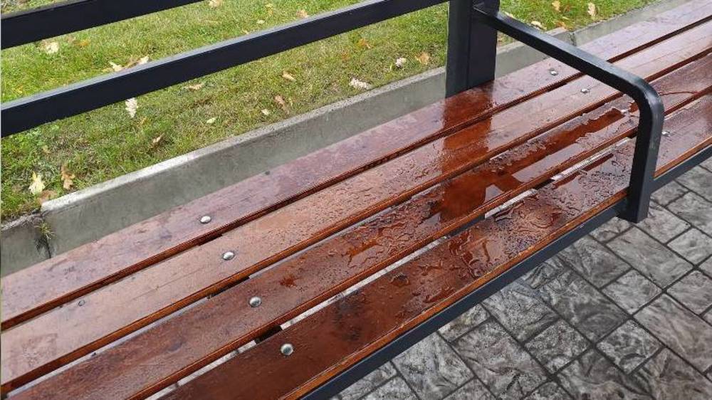 Протечку на остановке на Айтматова—Ахунбаева устранили, - мэрия