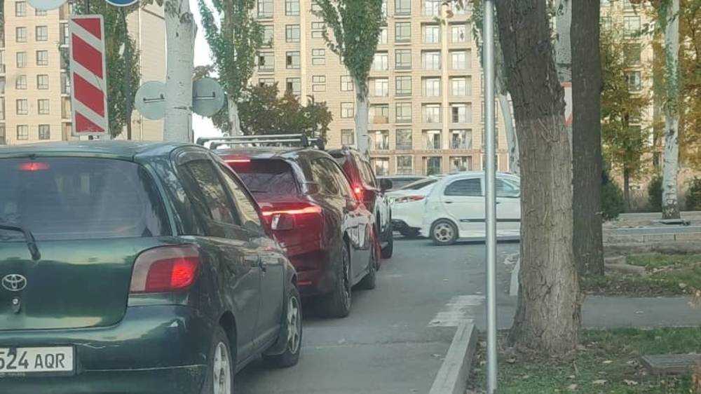 ДТП на Айтматова. Видео с места аварии