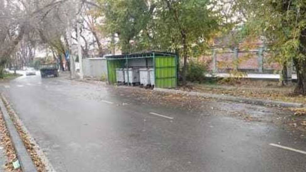 «Тазалык» вывез мусор на Дзержинского