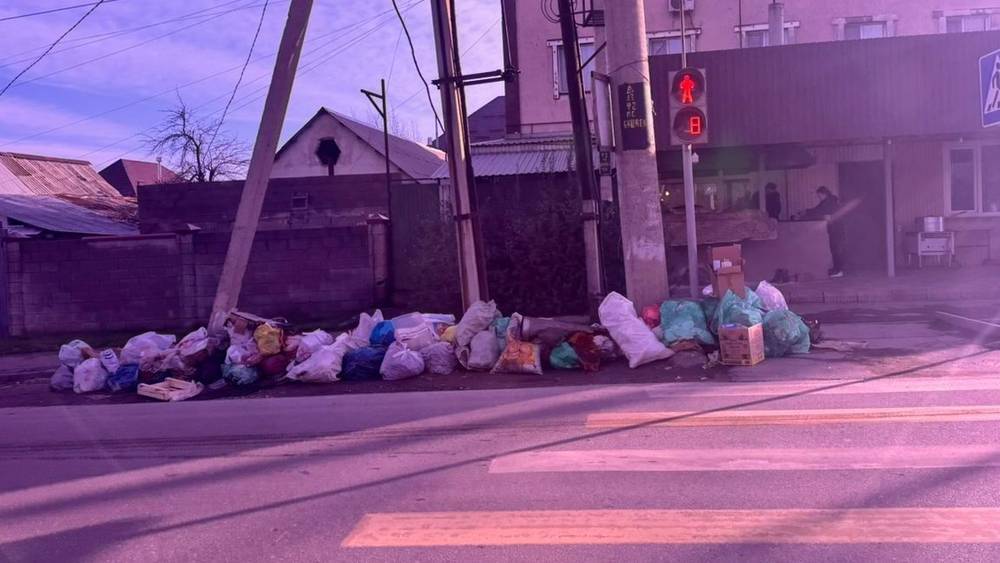 «Тазалык» убрал мусор в районе Восточного автовокзала после жалобы горожанина. Фото