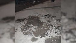 Новый асфальт на Панфилова просел после того, как провели водопровод или канализацию. Ответ мэрии