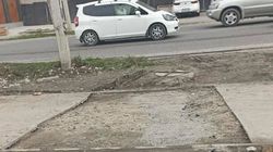 Владелец стройки на Панфилова начал восстанавливать тротуар. Фото мэрии