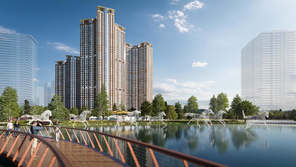 Изображение Royal Central Park и 5 башен фазы The Essence — официально в продаже с января 2026 года.