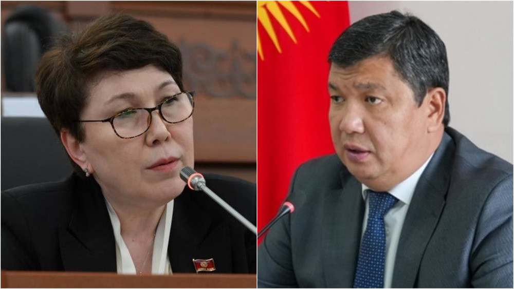 Гуля Кожокулова и Айбек Джунушалиев