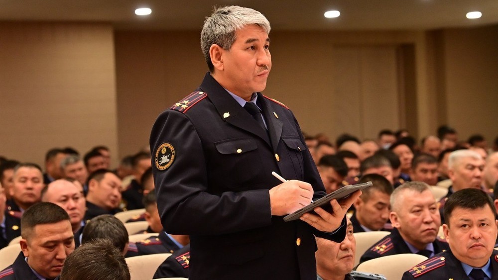 Глава ГУОБДД Жениш  Джоробеков