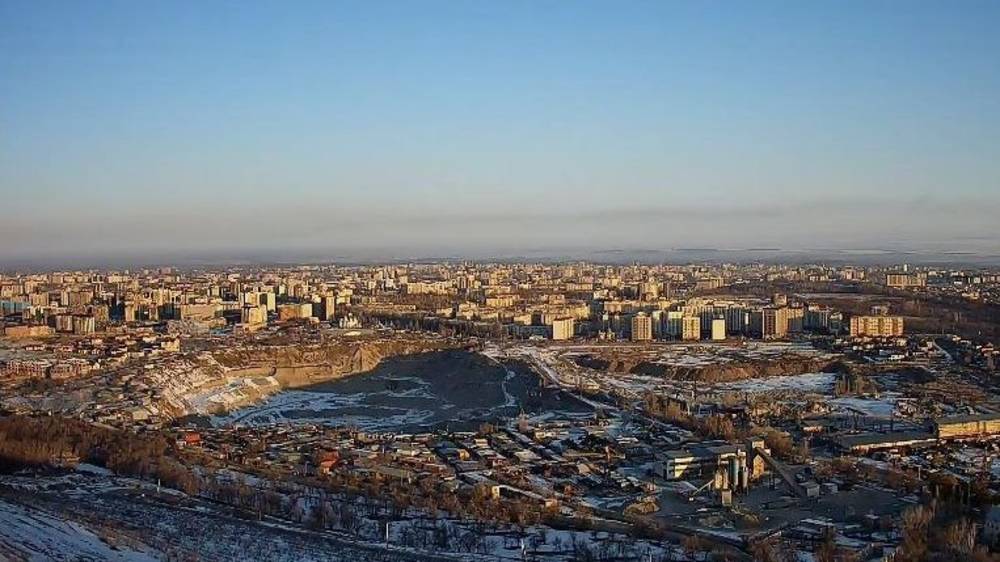 Утром в Бишкеке нет смога. Фото