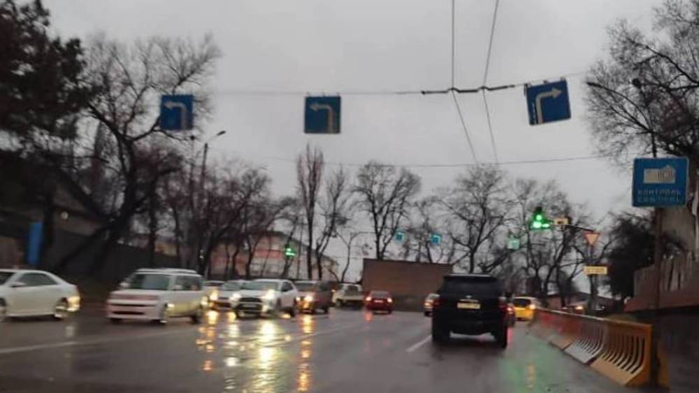 Водитель просит установить дополнительный знак под мостом на Молодой Гвардии. Фото