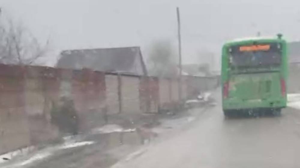 Житель Нижнего Орока жалуется на состояние дороги. Видео