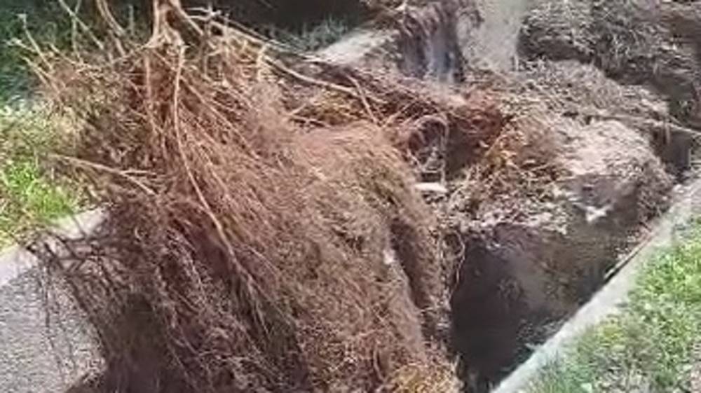 Работники водоканала после чистки канализации оставили мусор. Видео горожанина