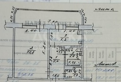 Продаю 1-комнатную квартиру, 34кв. м., этаж - 2/12, Восток-5.