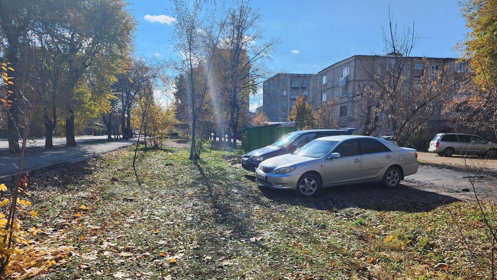 Жители 7 мкр просят восстановить зеленую зону. Фото