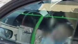 Женщина на «Лексусе» в ребенком на руках припарковалась в неположенном месте. Видео