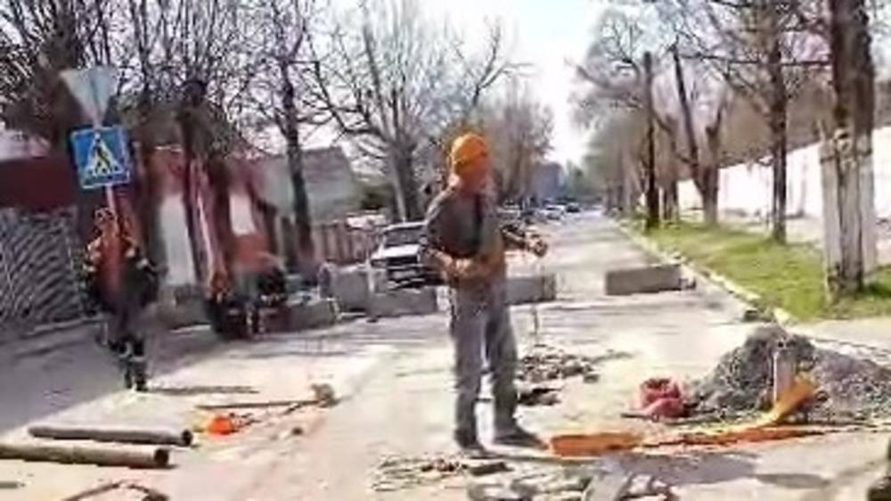 ГИК опровергает сообщение мэрии о том, что ее строители повредили трубопровод. Видео