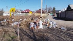 «Тазалык» вывез мусор в Ижевском переулке 18 марта, - мэрия