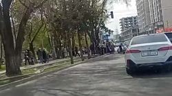 На Юнусалиева сбили пешехода. Видео