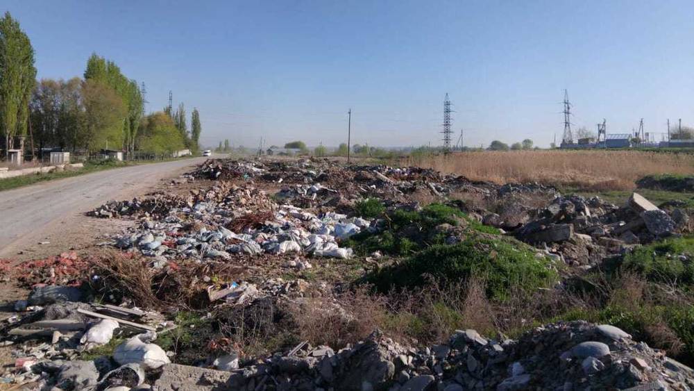 Стихийная свалка в Московском районе. Фото жителя