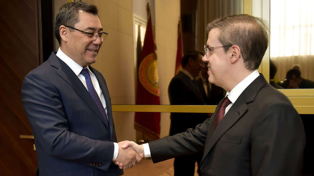 Садыр Жапаров и Ахмет Мюджахид Орен